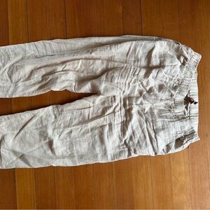 Women’s Linen Pants - Cream